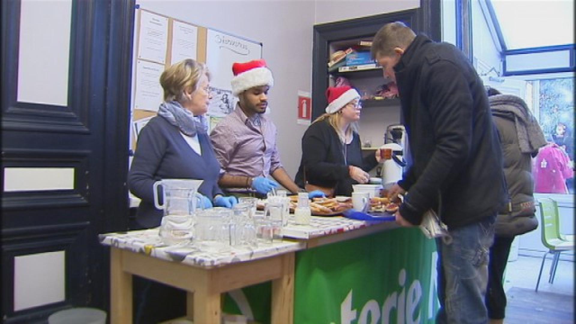 Noël des plus démunis à l'accueil Botanique