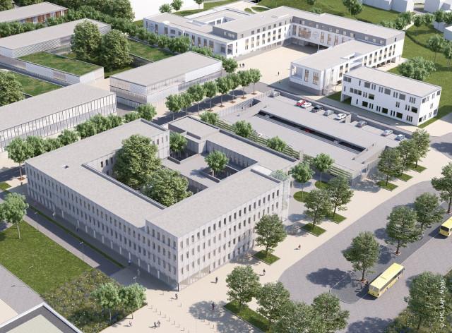 Nouveau bâtiment au MontLégia : 330 pieux nécessaires