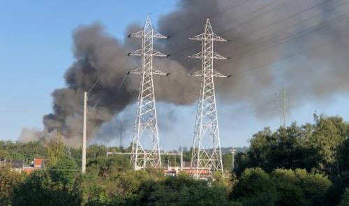 Enorme incendie chez Renewi à Wandre