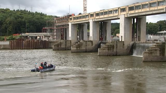 Noyade d'un ouvrier au barrage de Ampsin-Neuville 