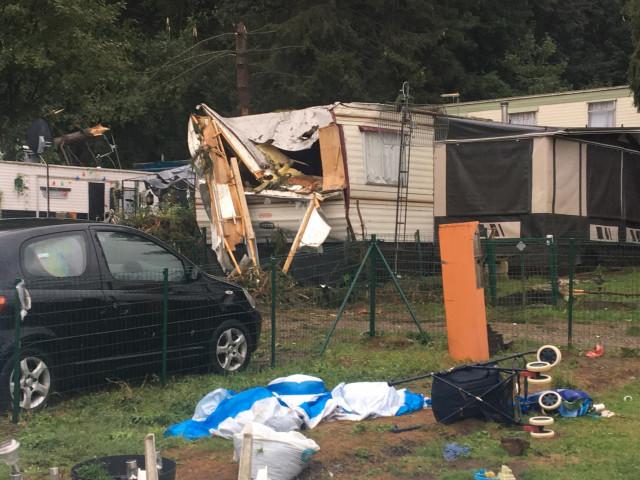 Orage et dégâts importants à Hamoir et à proximité