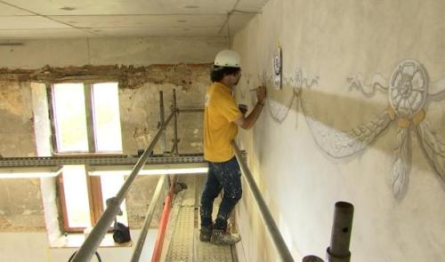 Paix-Dieu: un chantier-école international en peinture du patrimoine
