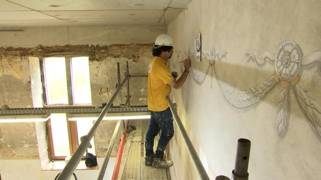 Paix-Dieu: un chantier-école international en peinture du patrimoine