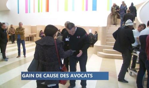 Palais de justice : mesures de sécurité allégées pour les avocats