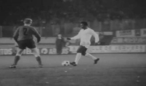 Pelé avait fait le show à Rocourt en 1974