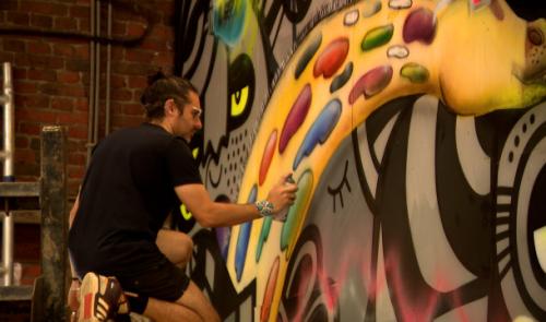 Petit-Hallet: Le Street Art invité à la Cour des Arts