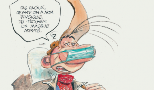 Petites chroniques illustrées du temps du Covid selon Pierre Tombal