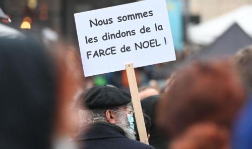 Plusieurs centaines de personnes rassemblées contre les mesures envers la culture à Liège