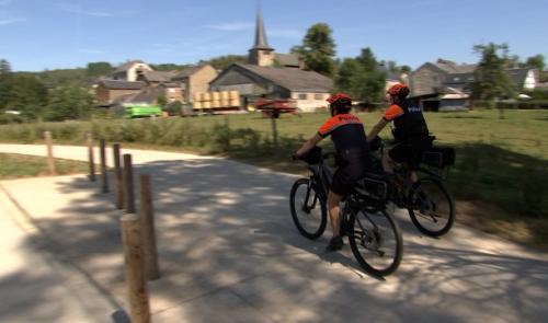 Police du Condroz: lancement des patrouilles à vélo