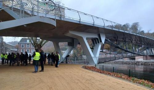 Pont de Tilff : la passerelle cyclo piétonne inaugurée ce mercredi