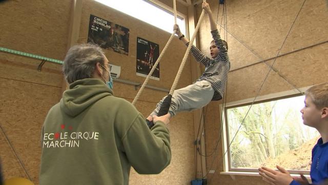 Premier stage organisé dans la toute nouvelle Ecole du cirque