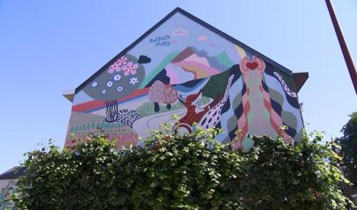 Première fresque "Street Art " à Chaudfontaine 