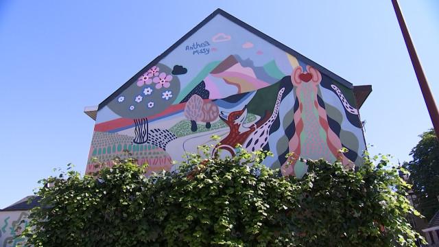 Première fresque "Street Art " à Chaudfontaine 