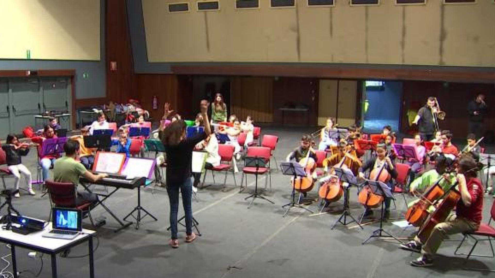 Première répétition pour l'orchestre El Sistema