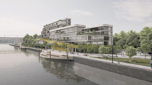 Projet d'hôtel cyclable et espaces de bureaux à Visé