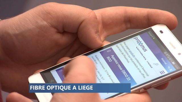 Proximus : installation de la fibre optique à Liège 