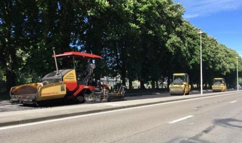Quai des Ardennes en travaux pour le maillot jaune