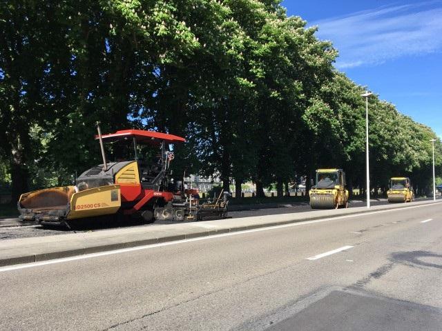 Quai des Ardennes en travaux pour le maillot jaune