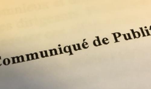 Que dit le communiqué de Publifin ?