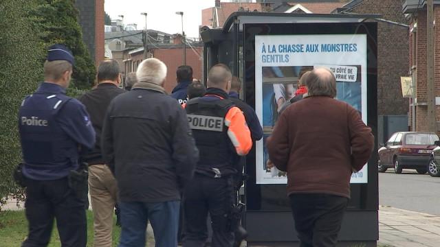 Rassemblement de policiers à Ans.
