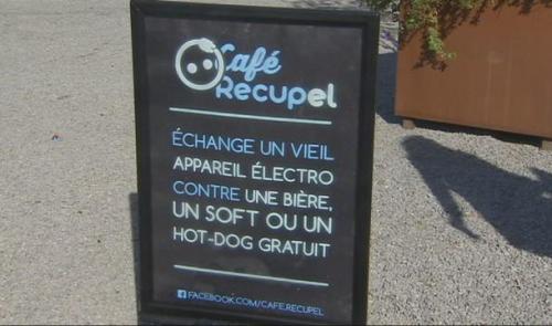 Le Café Récupel attendait les électroménagers usagés des étudiants