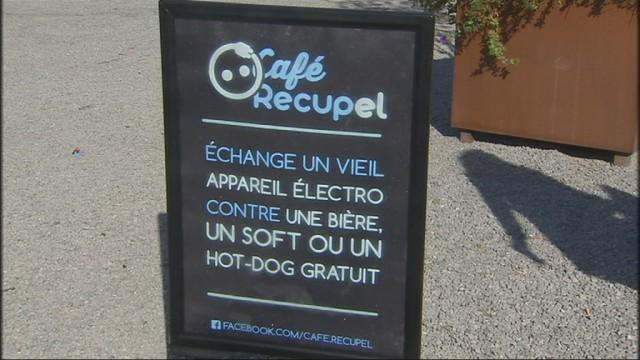 Le Café Récupel attendait les électroménagers usagés des étudiants