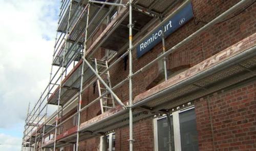 Remicourt : façade rénovée pour la gare 