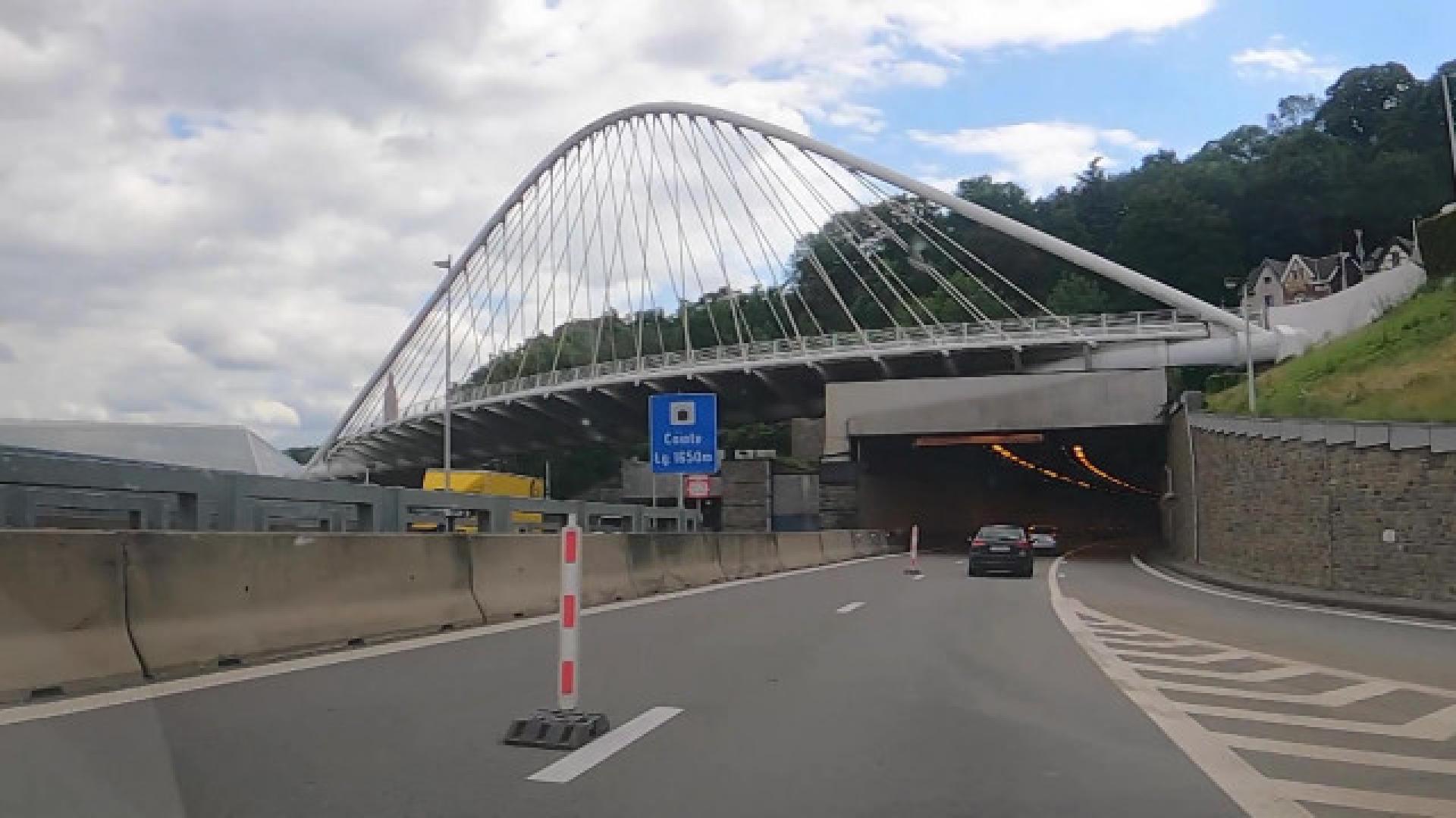 E25/E40 : Réouverture du tunnel de Cointe prévue pour la mi-octobre