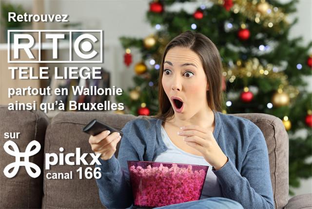 RTC disponible partout en Wallonie ainsi qu'à Bruxelles sur Pickx