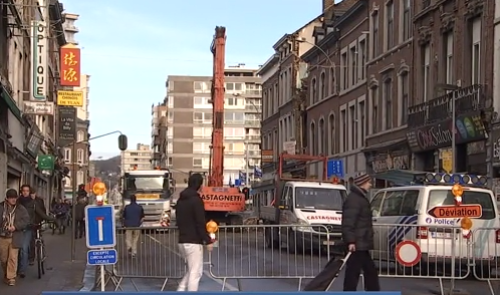 Rue Grétry : rouverte à la circulation dés lundi 
