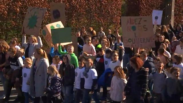 Saint-Georges : manifestation des enfants pour le climat