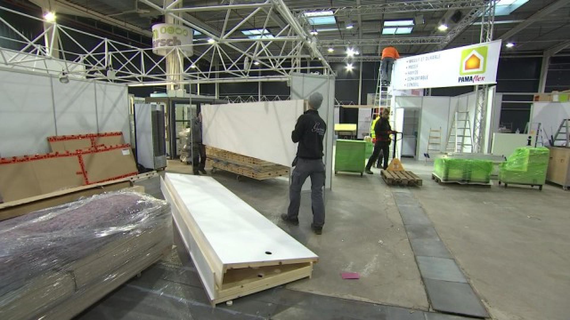 Salon Habitat : effervescence pour la préparation des stands 