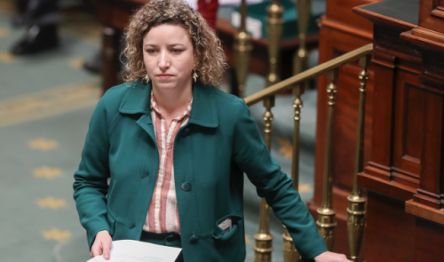 Sarah Schlitz présente sa démission