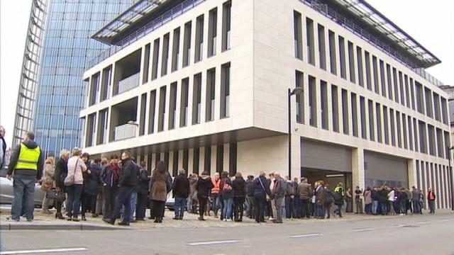 Secours : évacuation de la Tour des Finances 