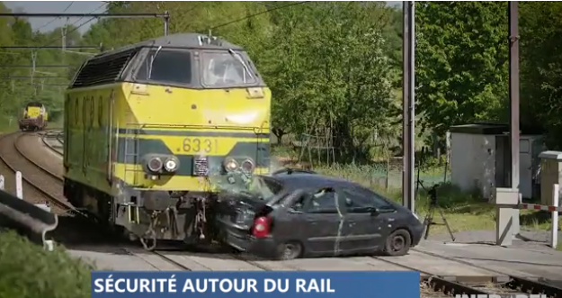 Sensibilisation aux dangers du rail à Esneux 