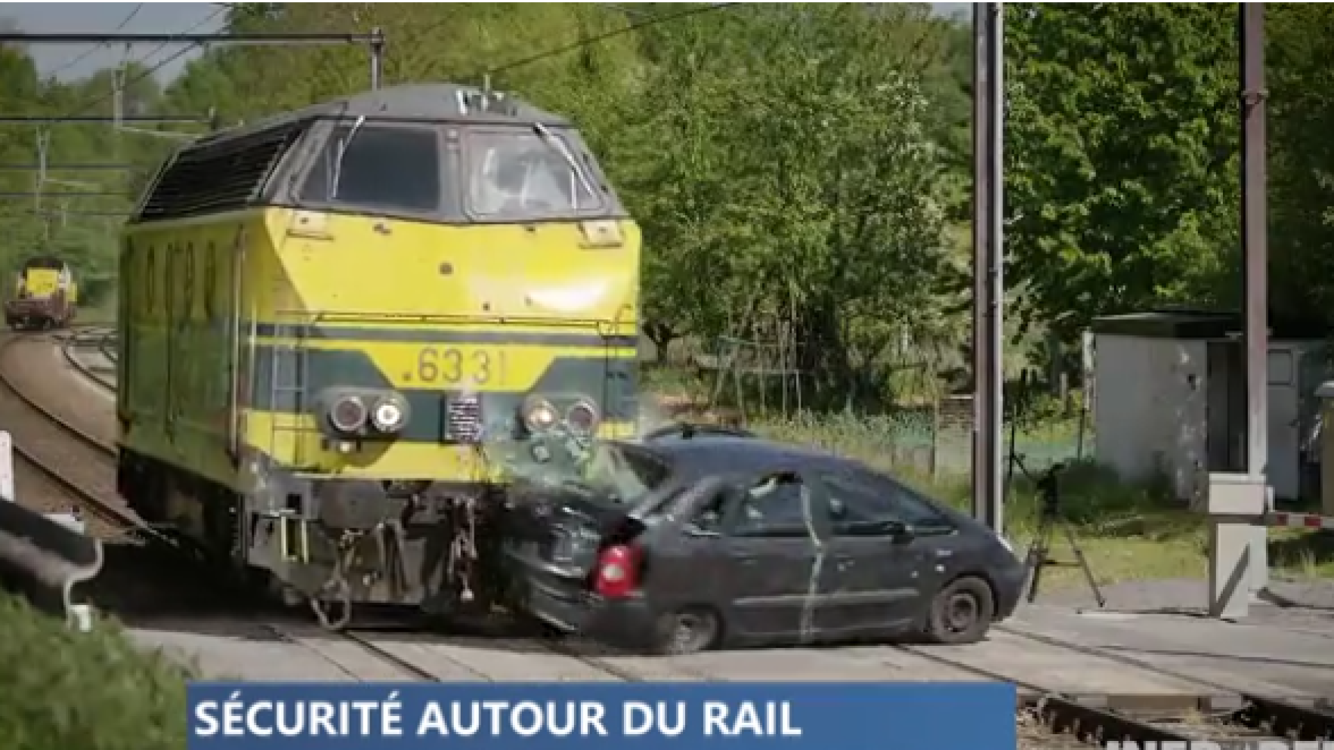 Sensibilisation aux dangers du rail à Esneux 
