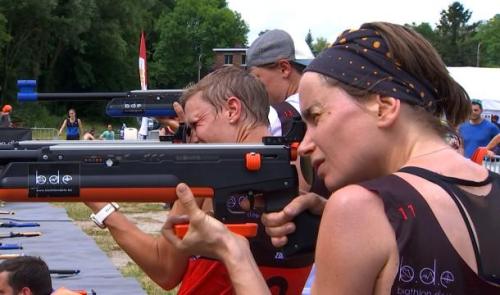 Sept "mass-starts" et 270 coureurs présents au Challenge Cross Biathlon à Liège