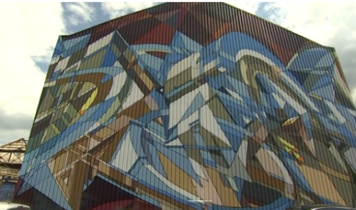 Seraing : une fresque signée par l'artiste international Jaba 