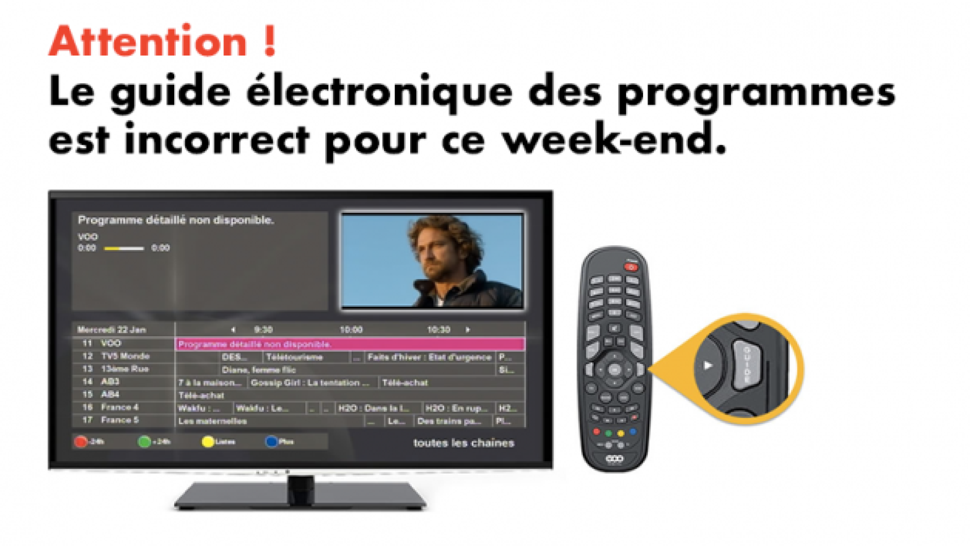 Si vous comptez enregistrer un de nos programmes...