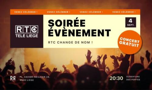 SOIRÉE ÉVÈNEMENT : RTC CHANGE DE NOM !