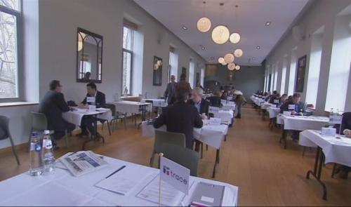 Speed coaching avec 100 grands patrons au Cercle de Wallonie 