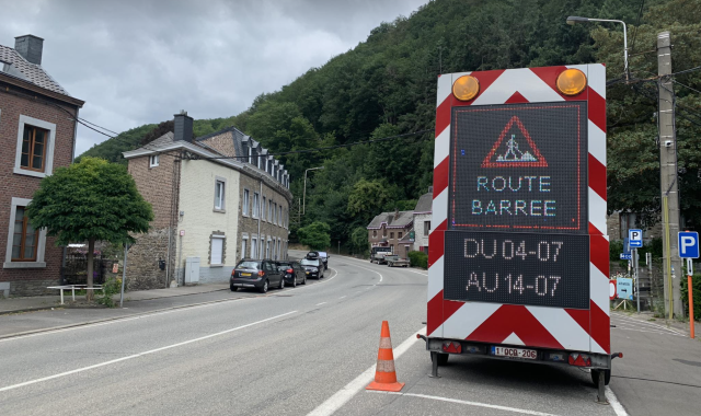 Sprimont-Aywaille : la N30 fermée sur 3 km