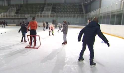 Stage de patinage à la patinoire de Liège