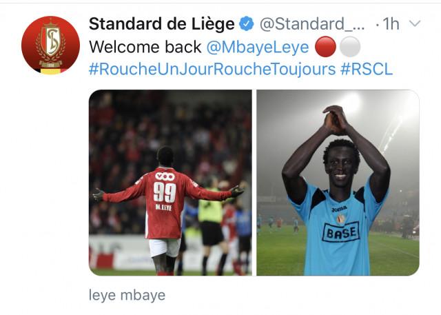 Standard : Ferrera s’en va, Mbaye Leye le remplace