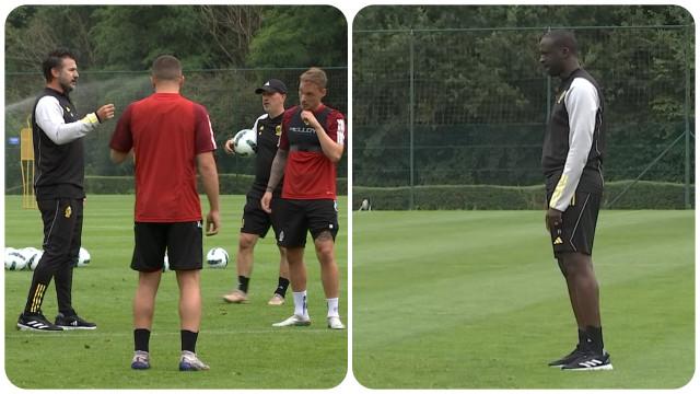 Standard: premier entraînement du duo Hoefkens-Touré