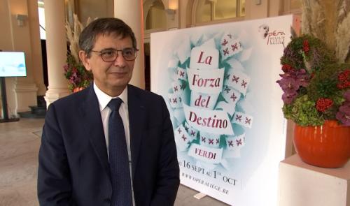 Stefano Pace, le nouveau directeur de l'ORW, a assisté au lancement de la saison 