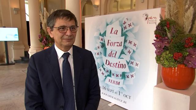 Stefano Pace, le nouveau directeur de l'ORW, a assisté au lancement de la saison 