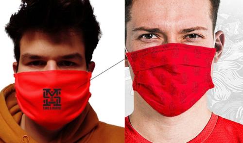 Des masques aux couleurs des clubs liégeois