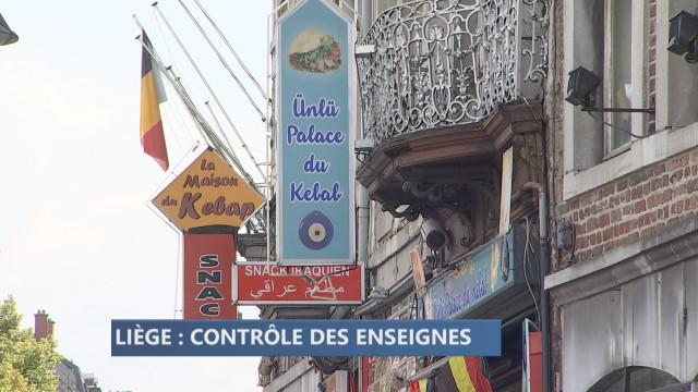 Surveiller les enseignes pour améliorer l'image de Liège 