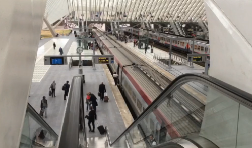 Timelapse à la gare des Guillemins